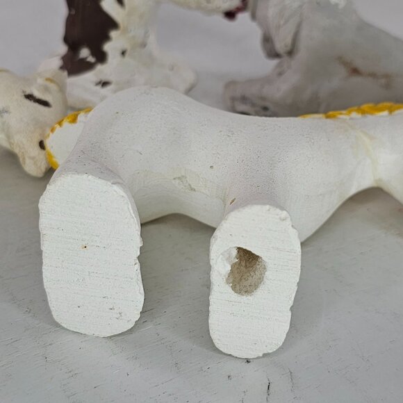 Vintage Clay Horse Figurines Set Of 4 Hand Painted Folk Art *FLAWS* - Picture 11 of 11